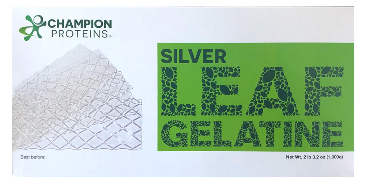 Silver Leaf Gelatin Sheets, 400 Sheets, 170 Bloom, Champion Leaf